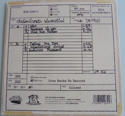 Organized Konfusion : The Demos  (12", Ltd, Cle)