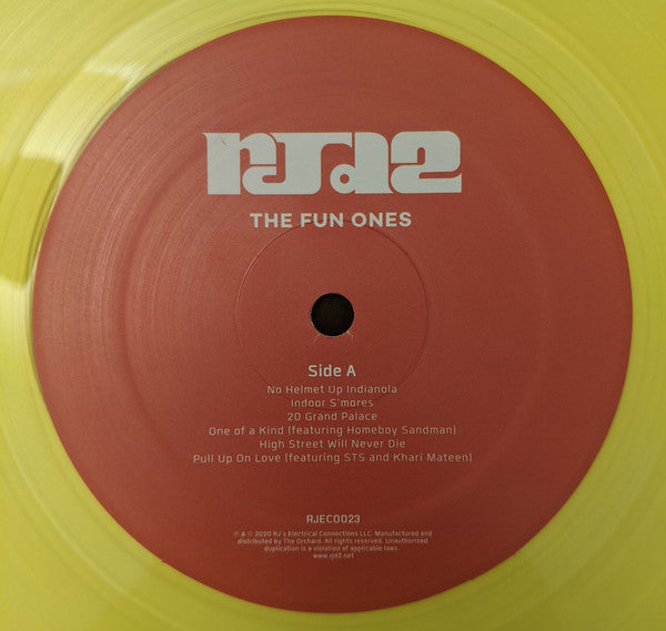 RJD2 : The Fun Ones (LP, Album, Ltd, Yel)