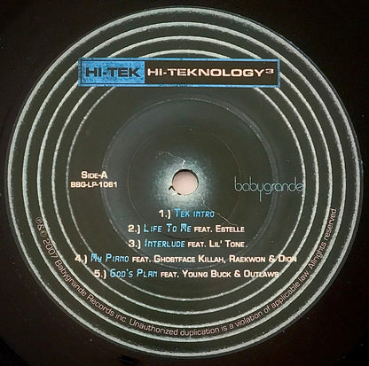 Hi-Tek : Hi-Teknology³: Underground (2xLP, Album)