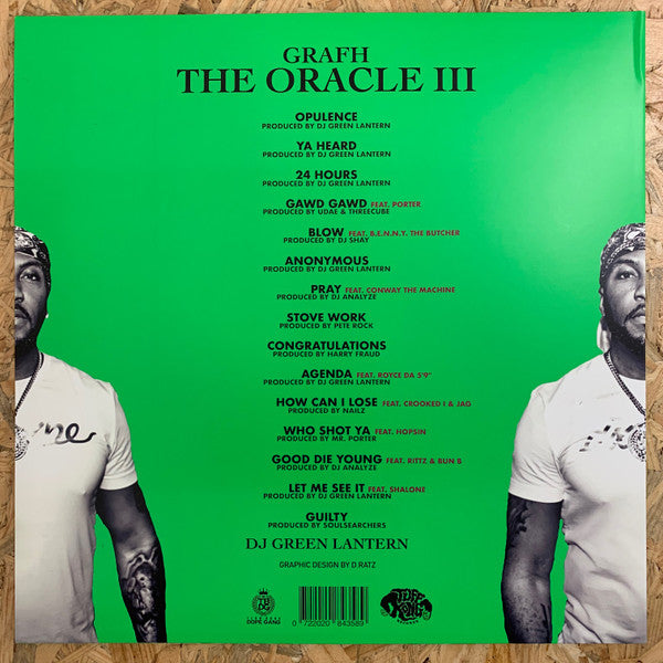 Grafh & DJ Green Lantern : The Oracle III (2xLP, Album, Ltd, Num, Lim)