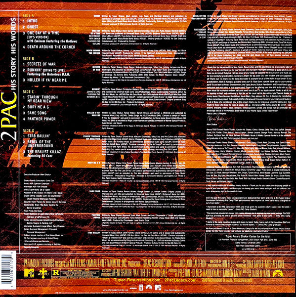 2Pac : Resurrection (Music From And Inspired By The Motion Picture) (2xLP, Comp)