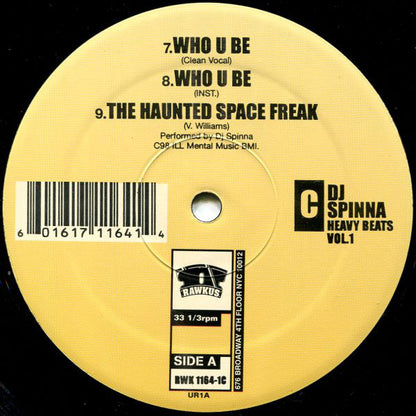 DJ Spinna : Heavy Beats Volume 1 (2xLP, Album)
