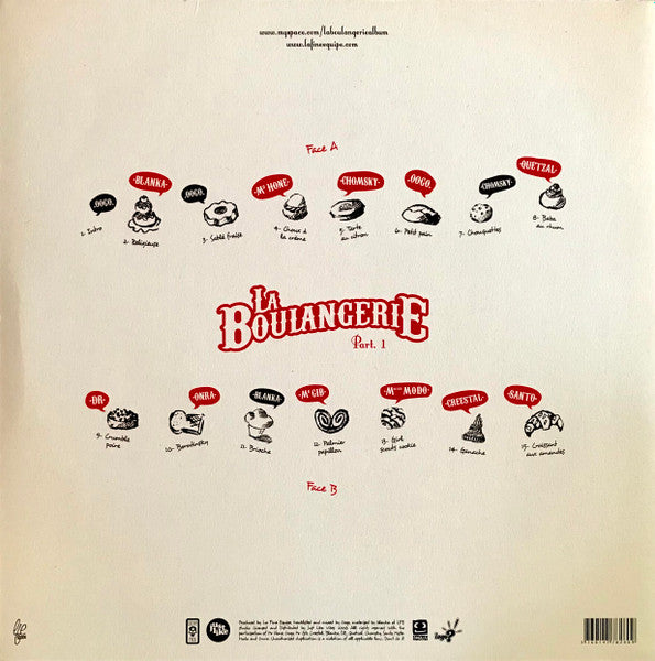 La Fine Equipe : La Boulangerie Part. 1 (LP, Album, Ltd, Whi)