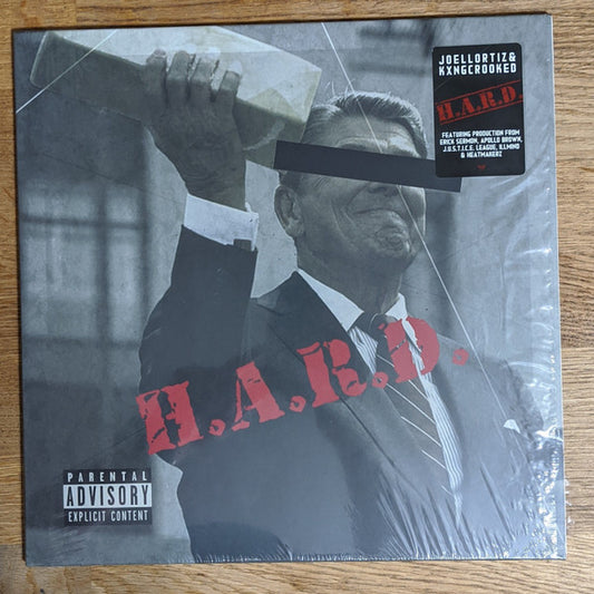 Joell Ortiz & KXNG Crooked : H.A.R.D. (LP, Album, Ltd, Gre)