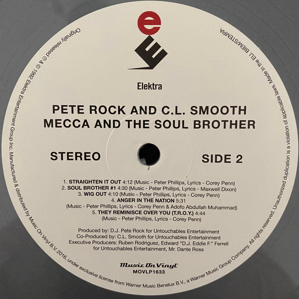 Pete Rock & C.L. Smooth : Mecca And The Soul Brother (2xLP, Album, Ltd, Num, RE, Sil)