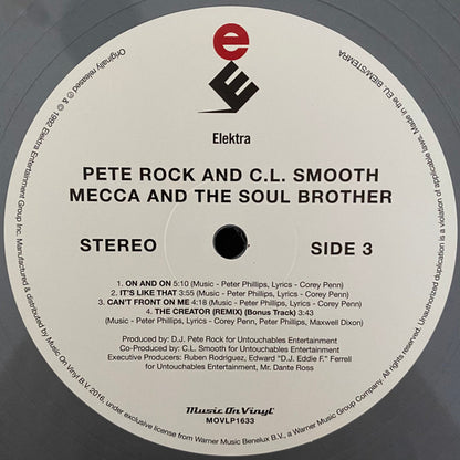 Pete Rock & C.L. Smooth : Mecca And The Soul Brother (2xLP, Album, Ltd, Num, RE, Sil)