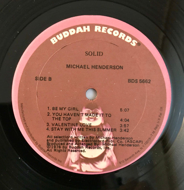 Michael Henderson : Solid (LP, Album, Gol)