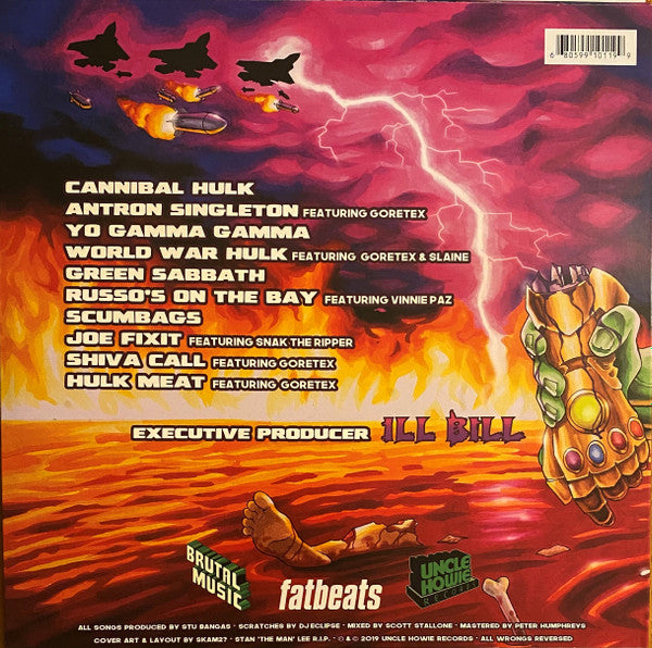 Ill Bill & Stu Bangas : Cannibal Hulk (LP, Album, Ora)