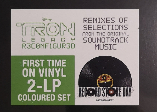 Daft Punk : TRON: Legacy Reconfigured (2xLP, Album, RSD, Ltd, RE, Gre)