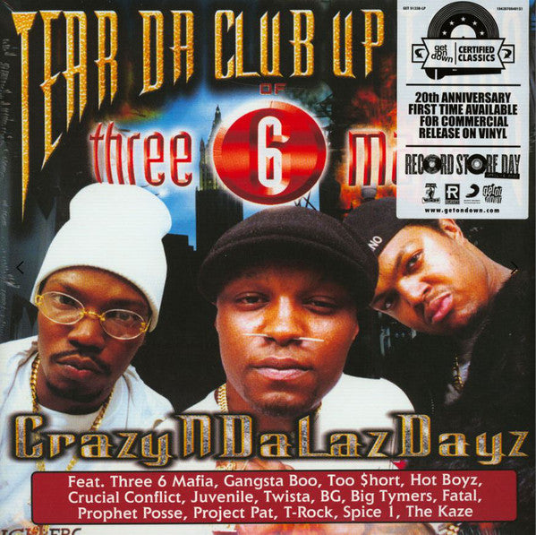 Tear Da Club Up Thugs Of Three 6 Mafia : CrazyNDaLazDayz (2xLP, Album, RSD, Ltd, RE, Cle)