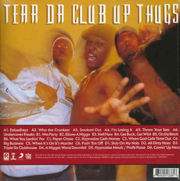 Tear Da Club Up Thugs Of Three 6 Mafia : CrazyNDaLazDayz (2xLP, Album, RSD, Ltd, RE, Cle)
