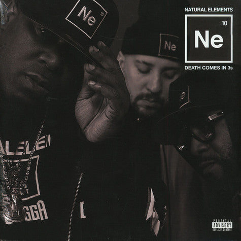 Natural Elements : Death Comes in 3s (LP, Ltd, Num, Whi)