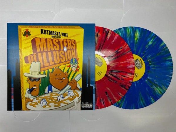 Kut Masta Kurt Presents Masters Of Illusion : Kut Masta Kurt Presents Masters Of Illusion (LP, Blu + LP, Red + Album, Ltd, RE, RP)