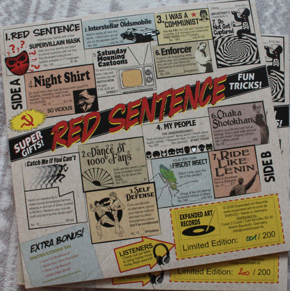 Jihad (4) : The Red Sentence (LP, Album, Num, Red)