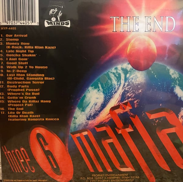 Three 6 Mafia : The End (2xLP, Album, Ltd, RE, Ora)