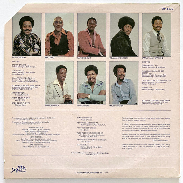 Crown Heights Affair : Dream World (LP, Album, Promo)