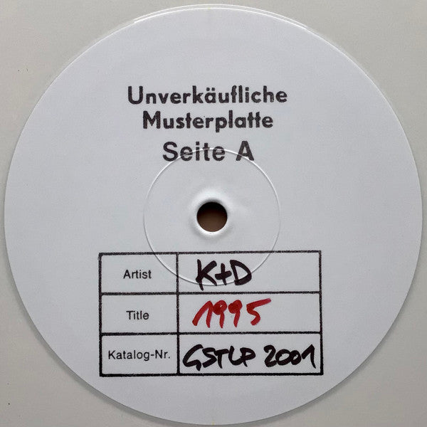 Kruder & Dorfmeister : 1995 (2xLP, Album, Ltd, RE, Whi)