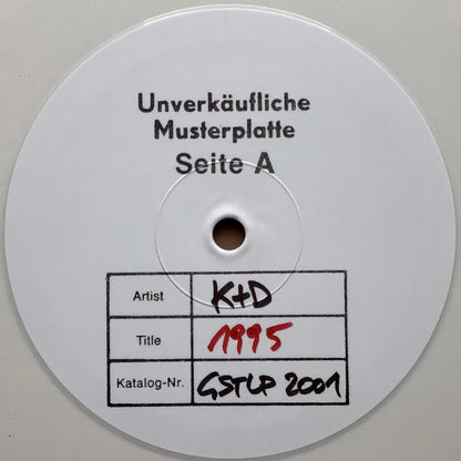 Kruder & Dorfmeister : 1995 (2xLP, Album, Ltd, RE, Whi)