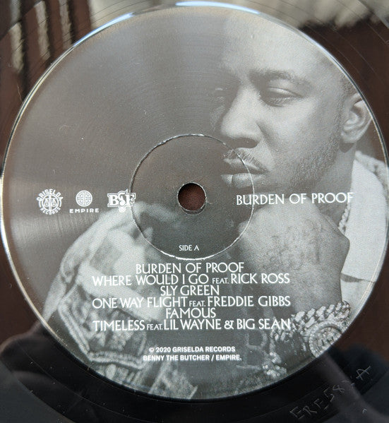 Benny The Butcher : Burden Of Proof (LP, Album)