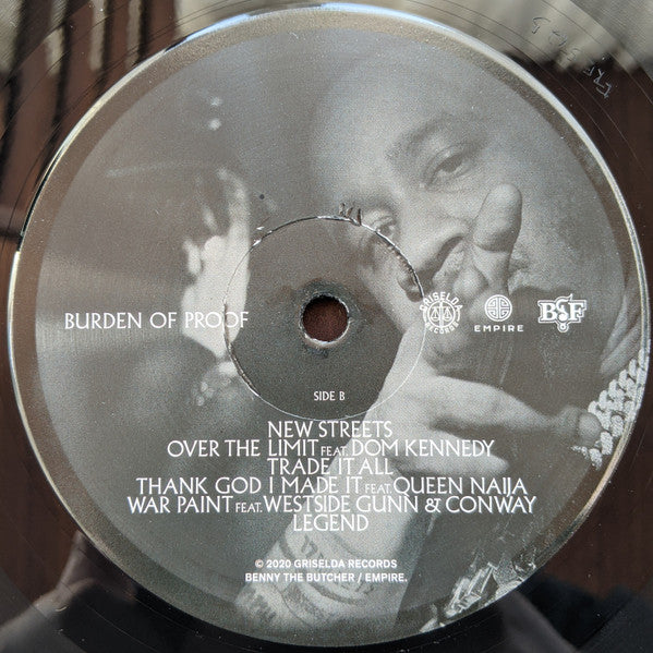 Benny The Butcher : Burden Of Proof (LP, Album)