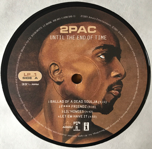 2Pac : Until The End Of Time (4xLP, Album)