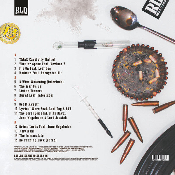 Bronze Nazareth & Leaf Dog : Bundle Raps (2xLP, Album, Ltd, Mar)