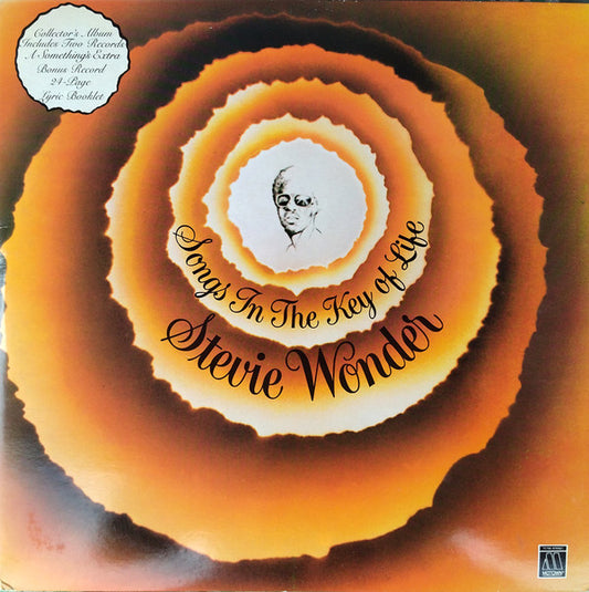 Stevie Wonder : Songs In The Key Of Life (2xLP, Album, Yel + 7", EP, Yel)