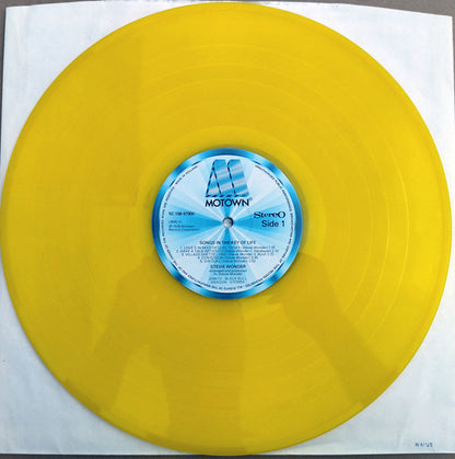 Stevie Wonder : Songs In The Key Of Life (2xLP, Album, Yel + 7", EP, Yel)