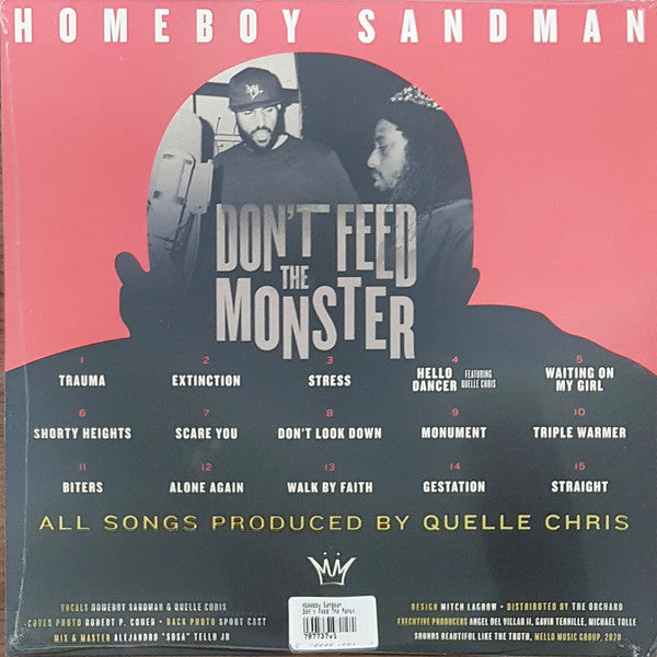 Homeboy Sandman : Don't Feed The Monster (2xLP, Album, Ltd, Whi)