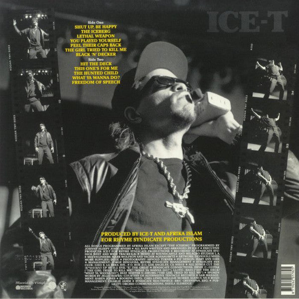 Ice-T : The Iceberg (Freedom Of Speech... Just Watch What You Say) (LP, Album, Ltd, Num, RE, Red)