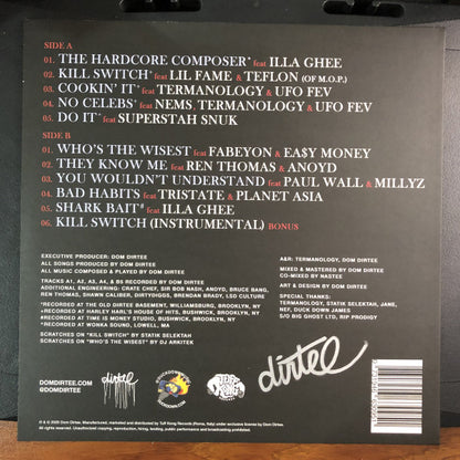 Dom Dirtee : The Hardcore Composer (LP, Album, Ltd, Num, Red)