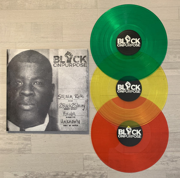 Salaam Remi : Black On Purpose  (3xLP, Album, Ltd, S/Edition, Tri)