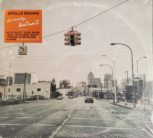 Apollo Brown : Sincerely, Detroit (2xLP, Album, RP)
