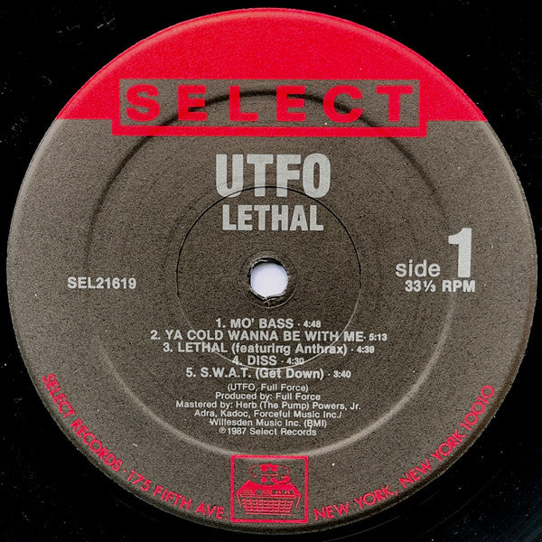UTFO : Lethal (LP, Album)
