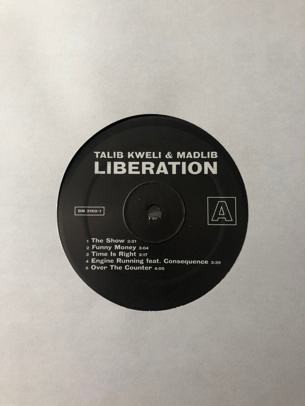 Talib Kweli + Madlib : Liberation (LP, Album, RE)