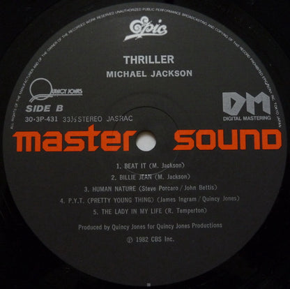 Michael Jackson : Thriller (LP, Album, RE, Sli)