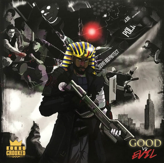 KXNG Crooked : Good Vs Evil (2xLP, Album, Ltd, Yel)