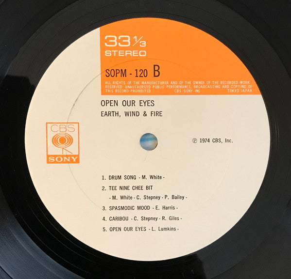 Earth, Wind & Fire : Open Our Eyes (LP, Album)