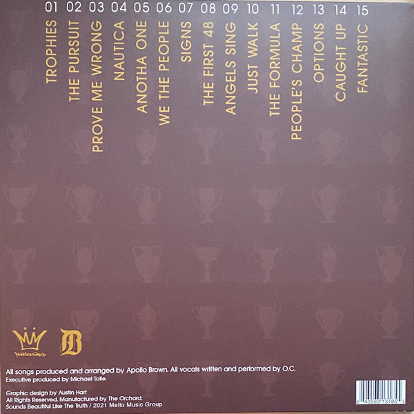 Apollo Brown + O.C. : Trophies (LP, Album, RE, S/Edition, Gol)