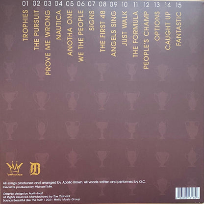 Apollo Brown + O.C. : Trophies (LP, Album, RE, S/Edition, Gol)