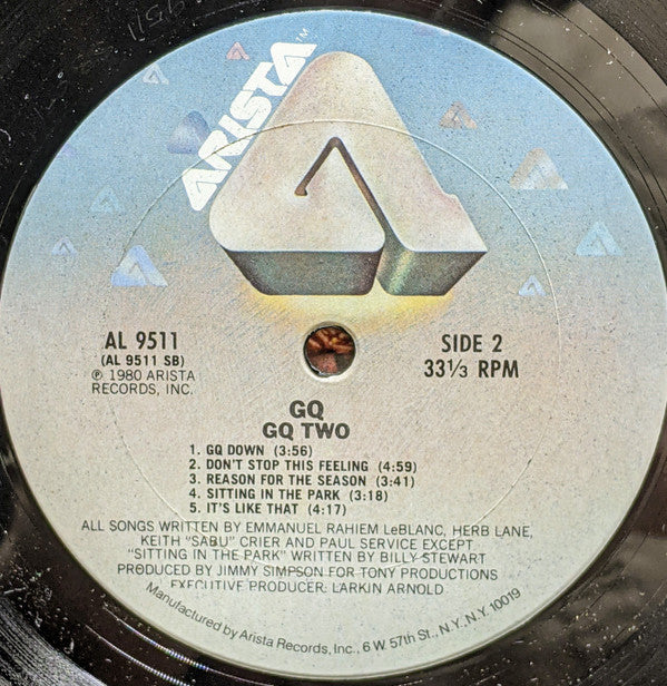 GQ : GQ Two (LP, Album)