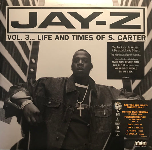 Jay-Z : Vol. 3... Life And Times Of S. Carter (2xLP, Album)