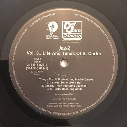 Jay-Z : Vol. 3... Life And Times Of S. Carter (2xLP, Album)