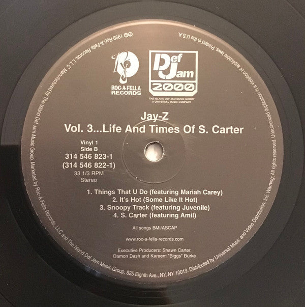 Jay-Z : Vol. 3... Life And Times Of S. Carter (2xLP, Album)
