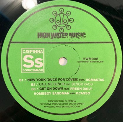 DJ Spinna : Sonic Smash (2xLP, Album)