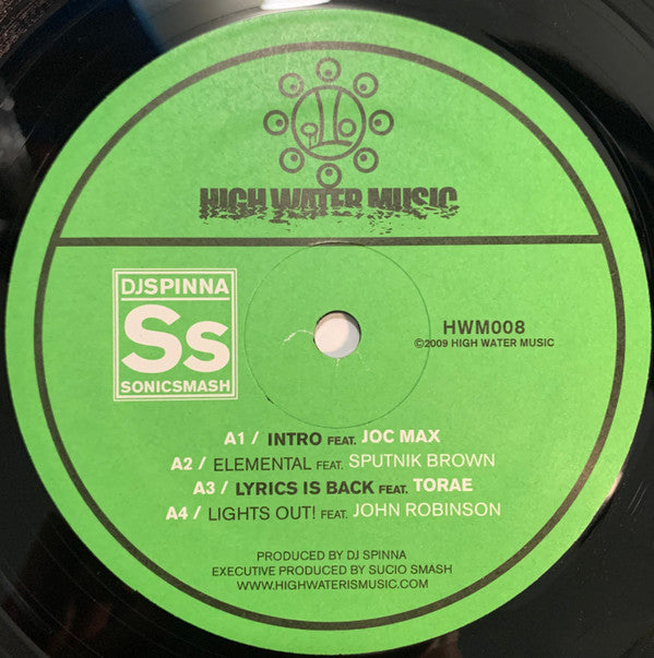 DJ Spinna : Sonic Smash (2xLP, Album)