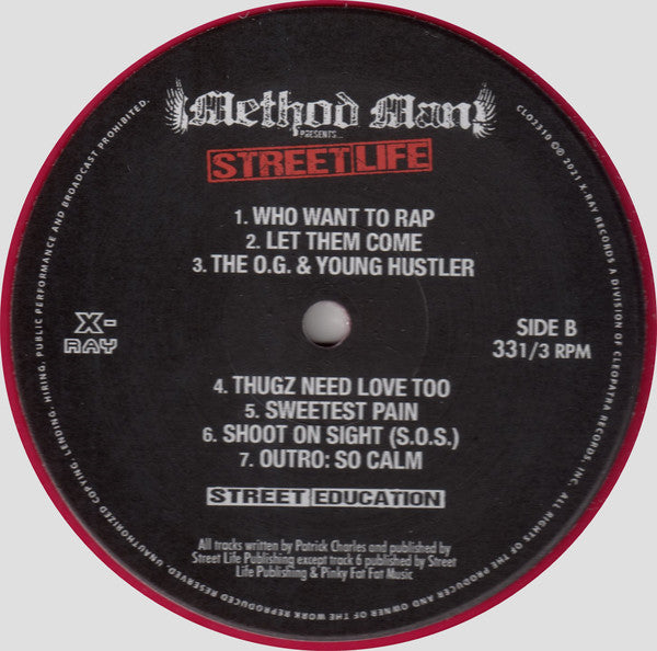Street Life : Street Education (LP, Album, Ltd, RE, Red)
