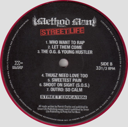 Street Life : Street Education (LP, Album, Ltd, RE, Red)