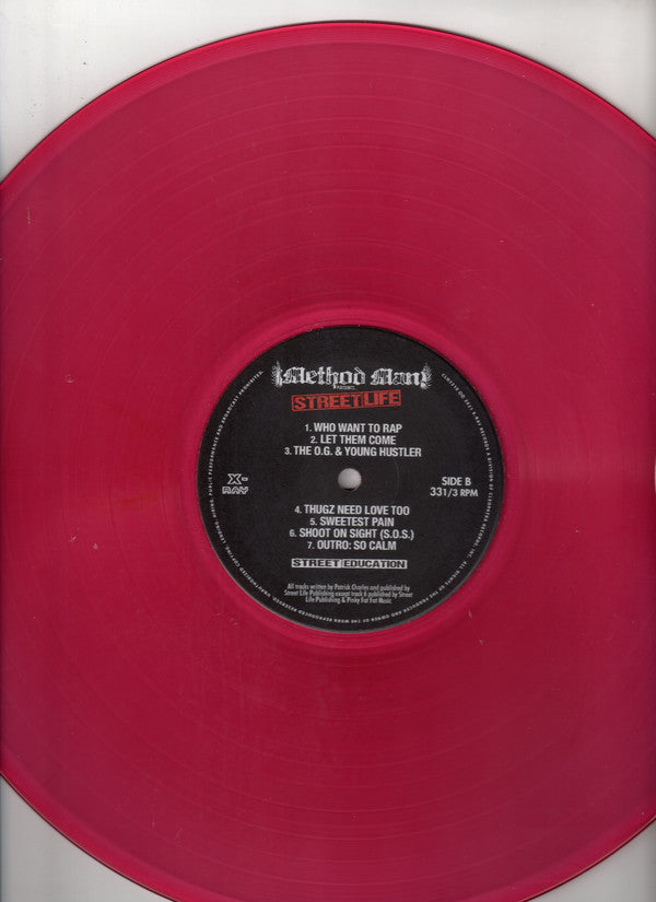 Street Life : Street Education (LP, Album, Ltd, RE, Red)