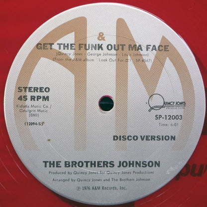 Brothers Johnson : Strawberry Letter 23 / Get The Funk Out Ma Face (12", Ltd, Red)